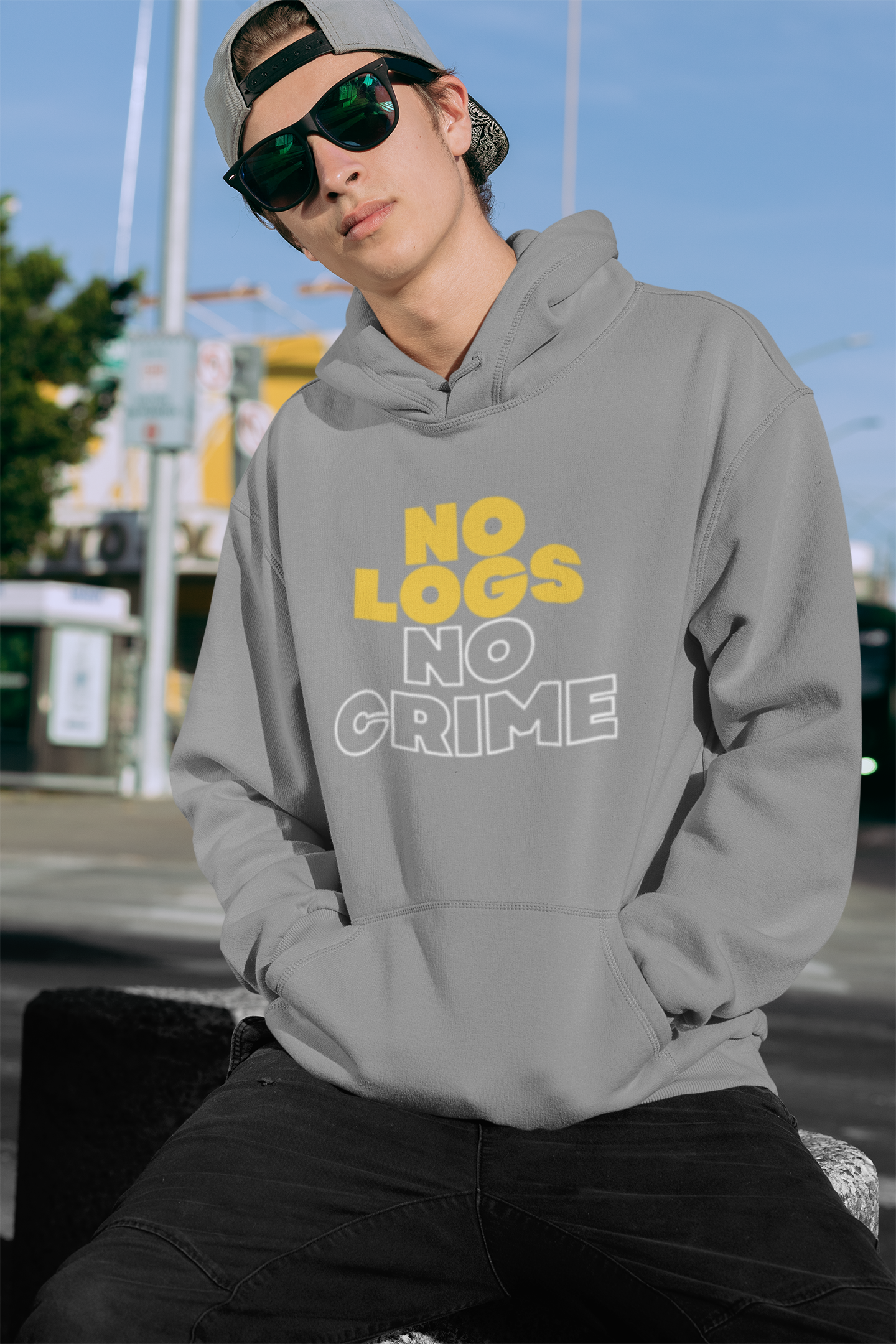 No Logs, No Crime Hoodie