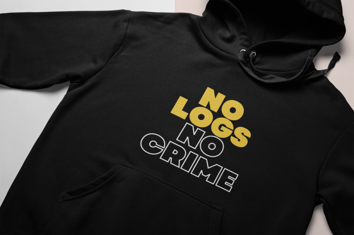 No Logs, No Crime Hoodie