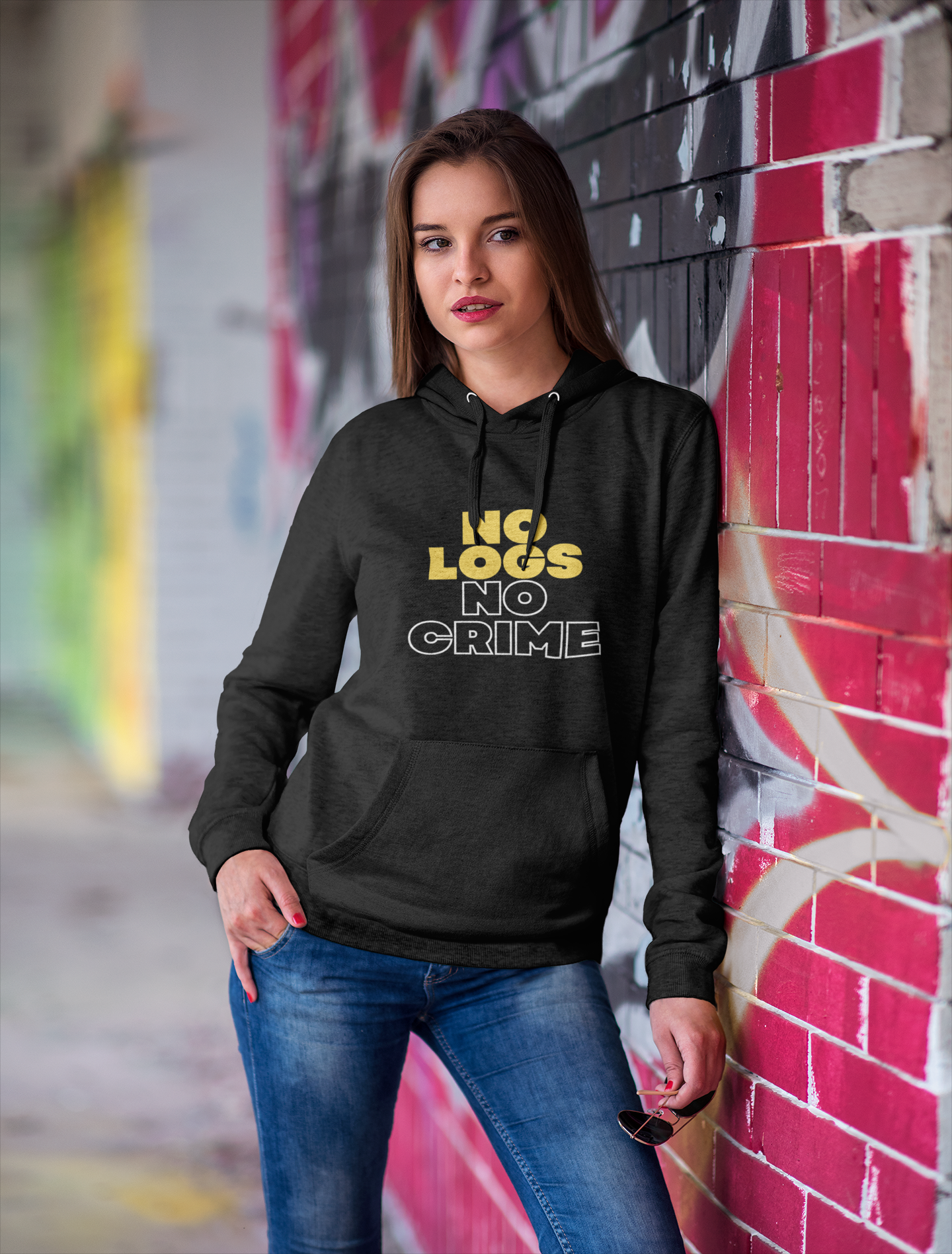 No Logs, No Crime Hoodie