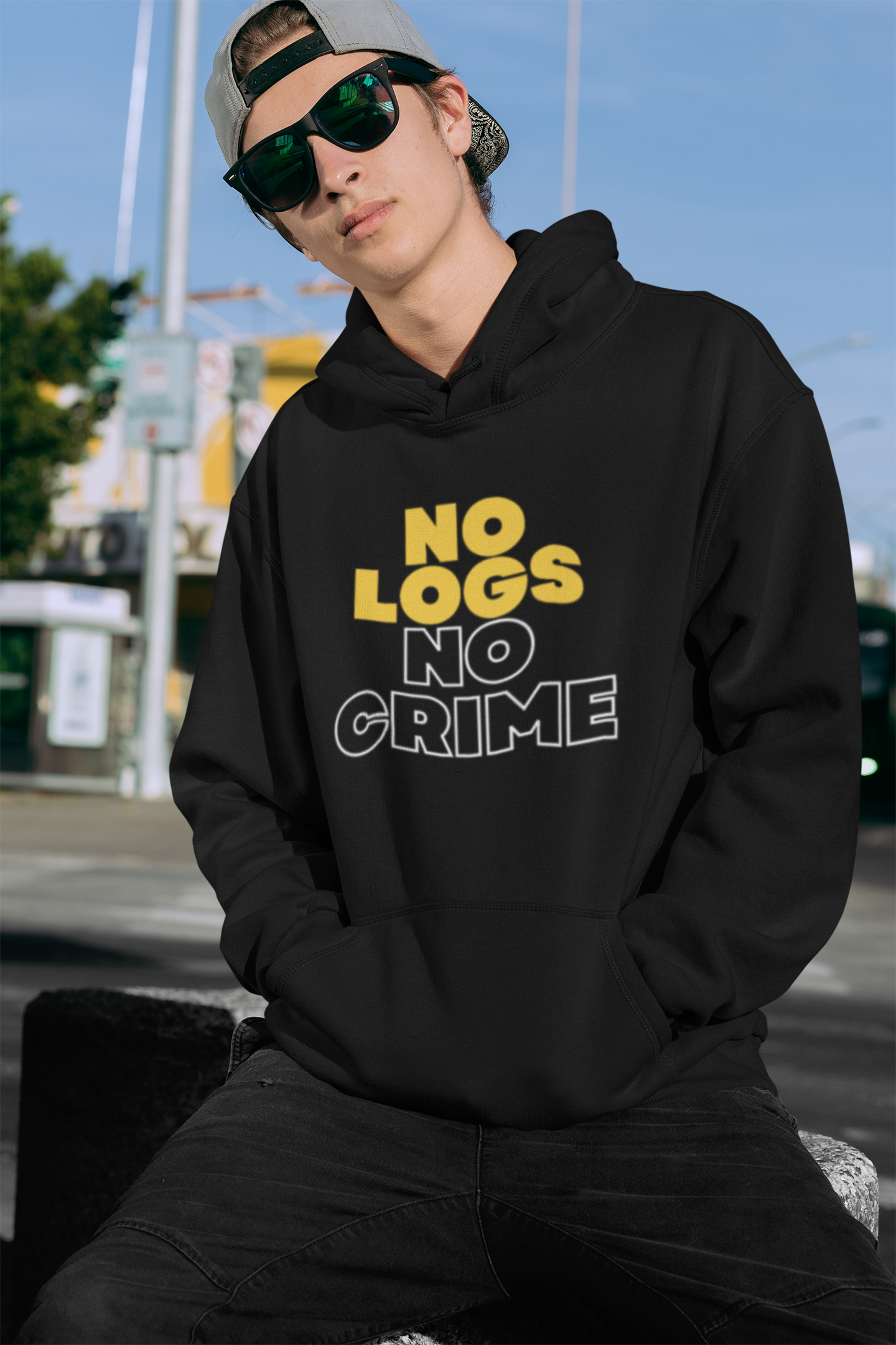 No Logs, No Crime Hoodie