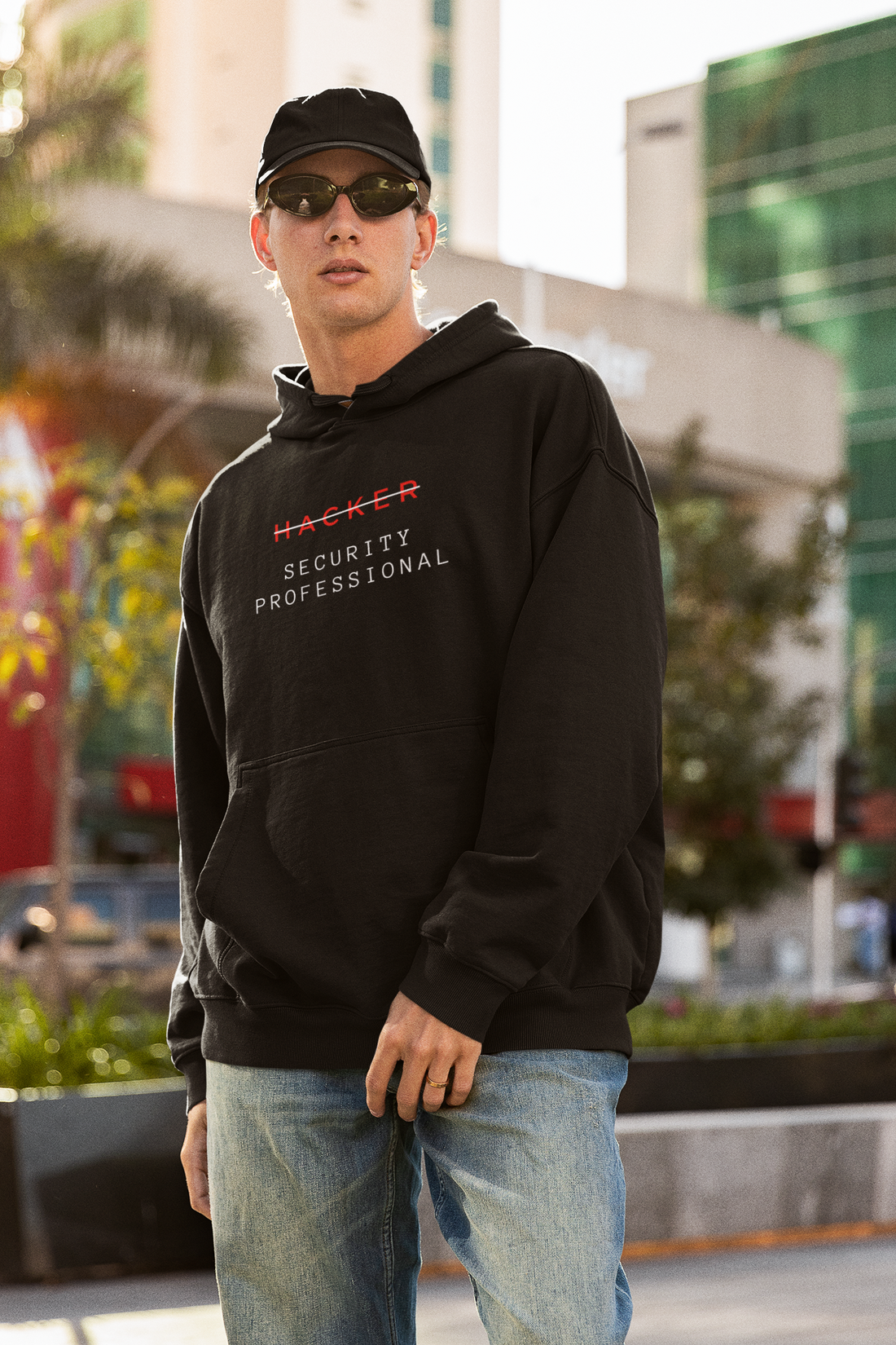 Security Professional Hoodie by HackCloth for cold conference halls